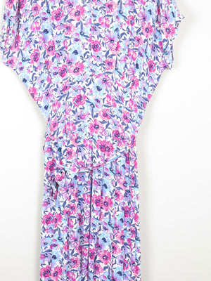 Vintage Tea Dress Pink Floral S 8/10 - The Harlequin