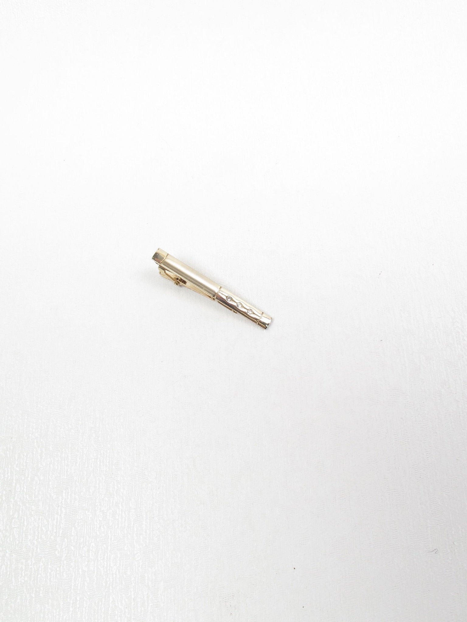 Vintage Tie Pin Gold Metal - The Harlequin