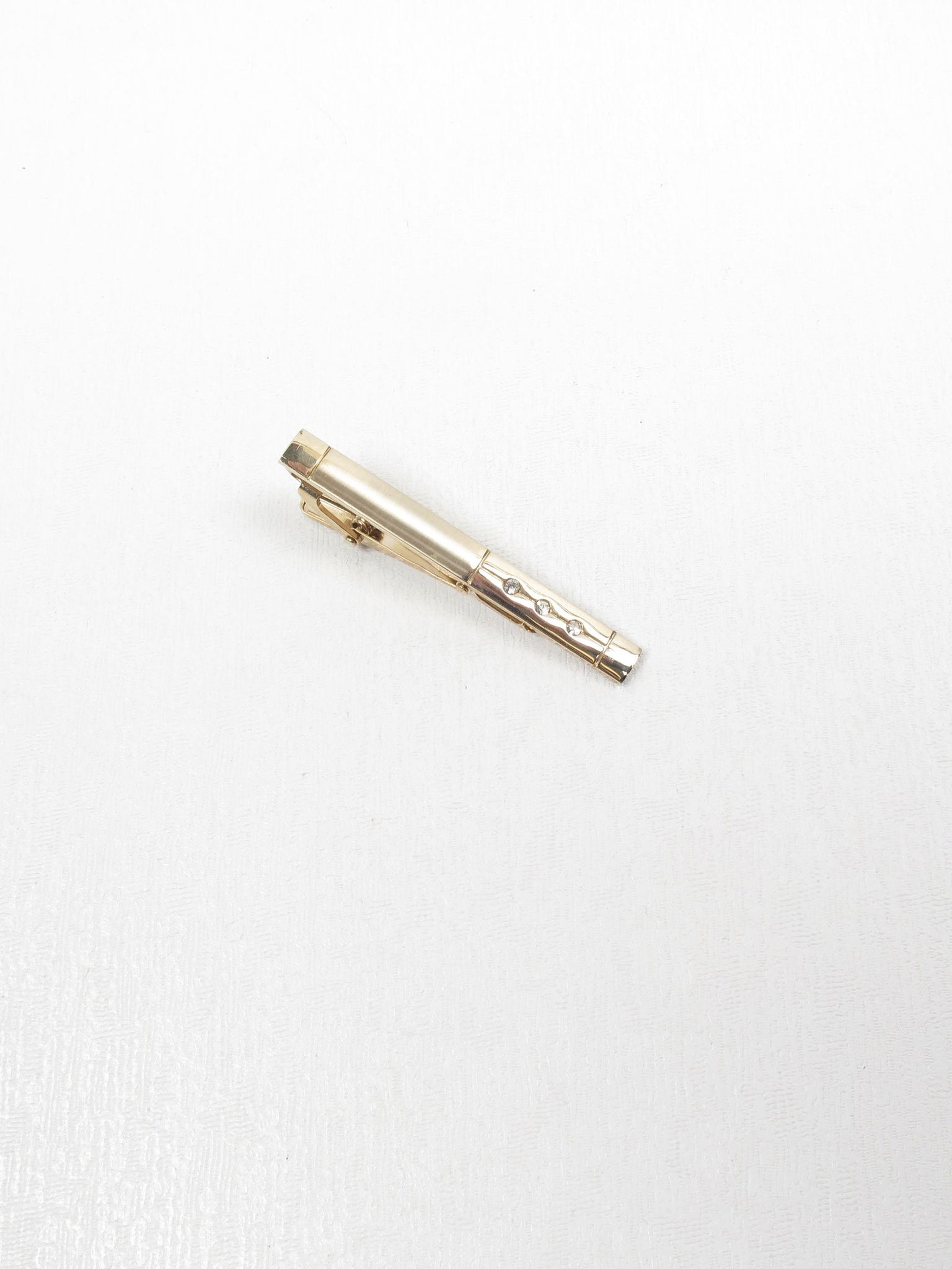Vintage Tie Pin Gold Metal - The Harlequin