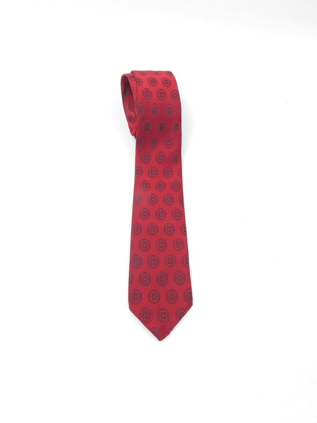 Vintage Wine Necktie By Trveira - The Harlequin