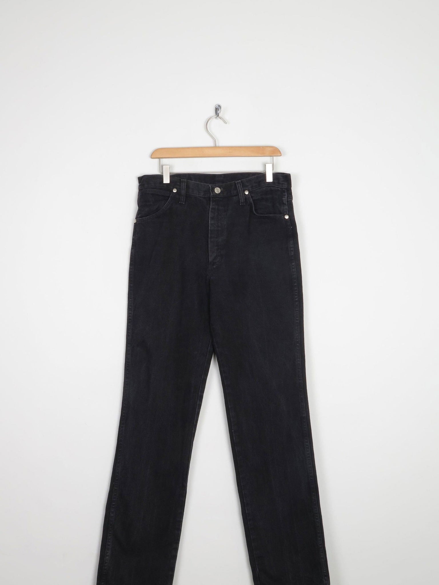 Vintage Wrangler Black Denim Jeans 30/34 - The Harlequin
