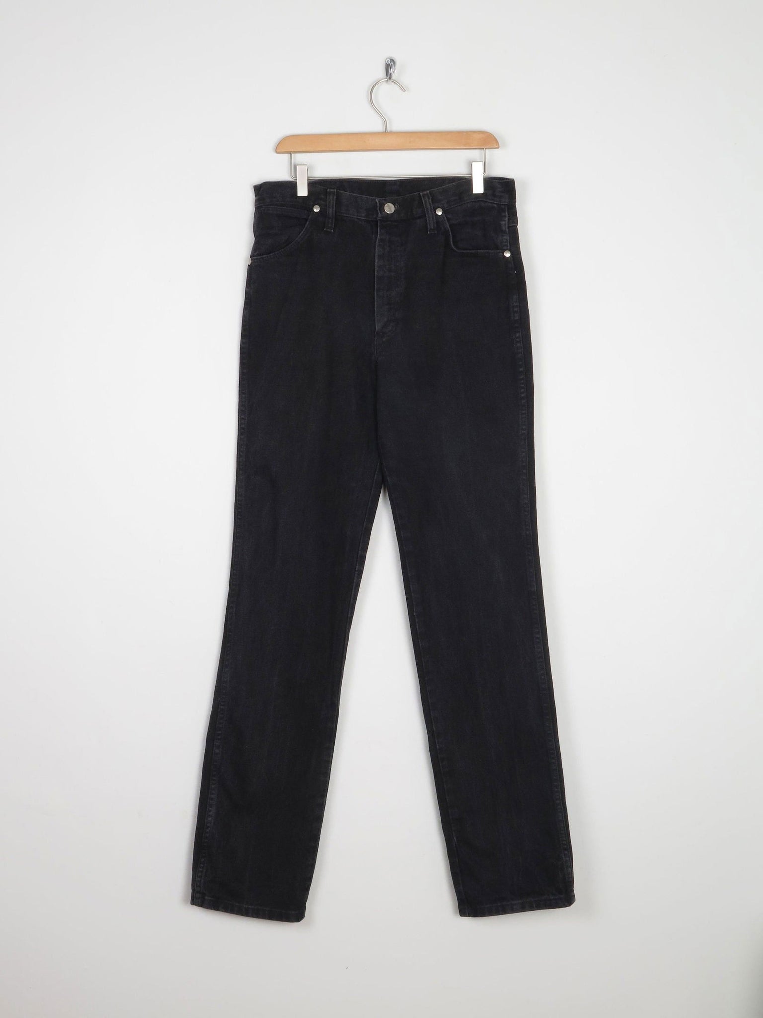 Vintage Wrangler Black Denim Jeans 30/34 - The Harlequin