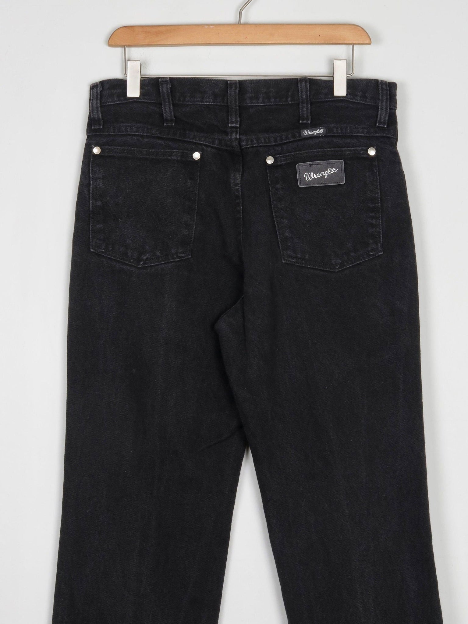 Vintage Wrangler Black Denim Jeans 30/34 - The Harlequin