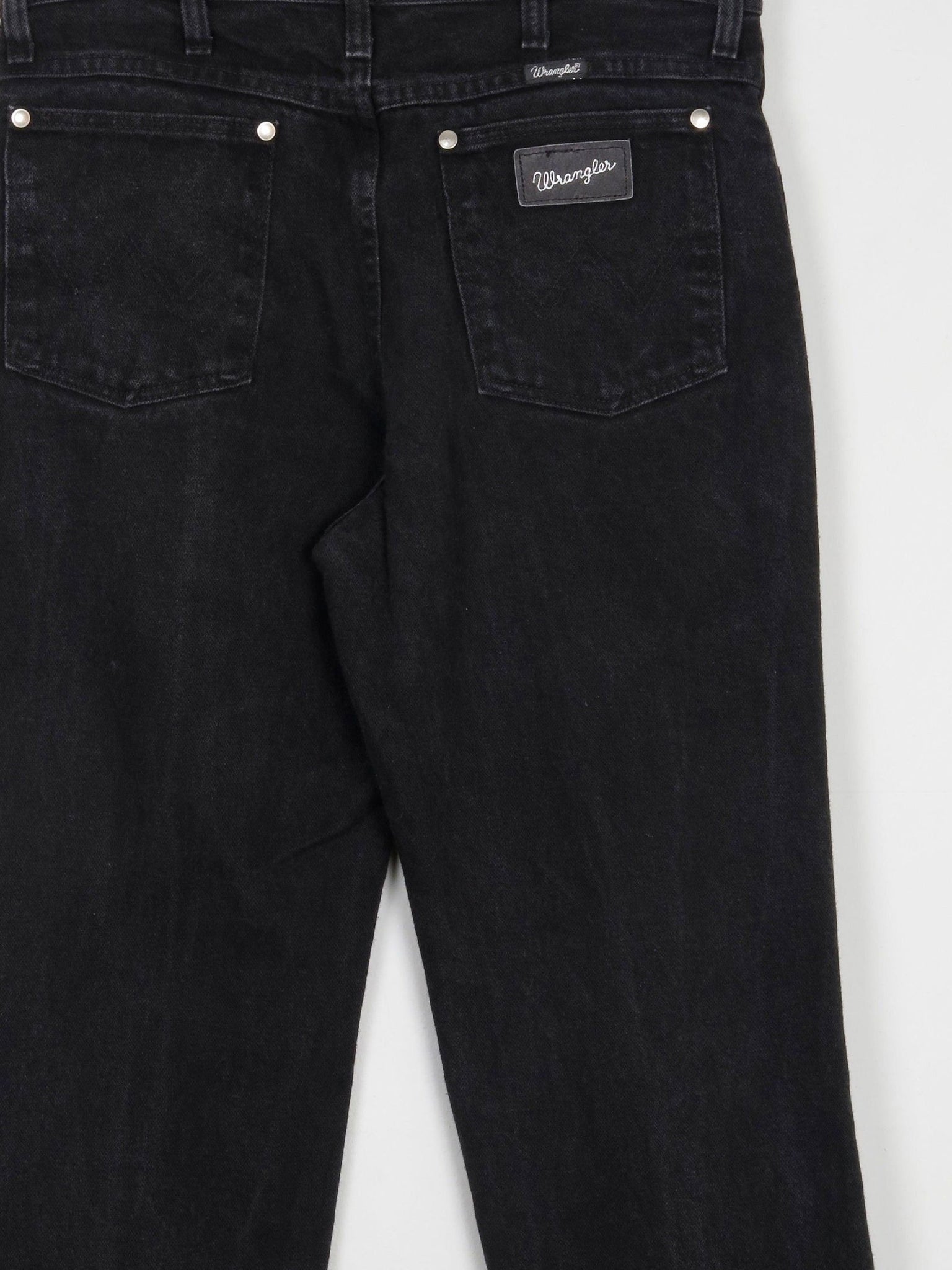 Vintage Wrangler Black Denim Jeans 30/34 - The Harlequin