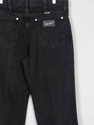Vintage Wrangler Black Denim Jeans 30/34 - The Harlequin