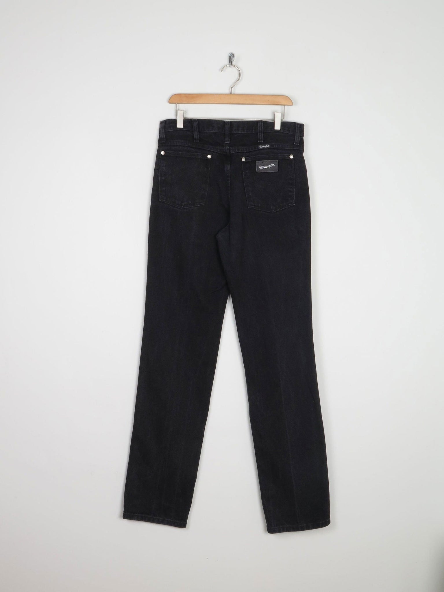 Vintage Wrangler Black Denim Jeans 30/34 - The Harlequin