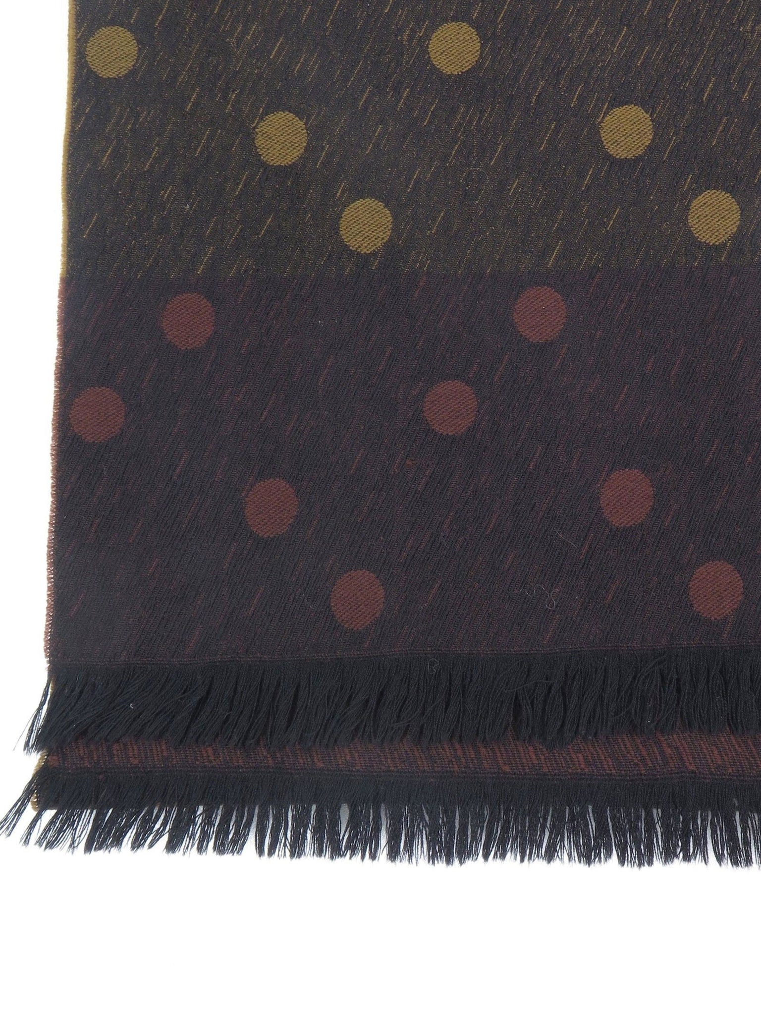 Vintage  Green Polka Dot Mens Scarf - The Harlequin