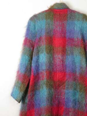 Woman's Vintage Avoca MohaIr Short Coat M/L - The Harlequin
