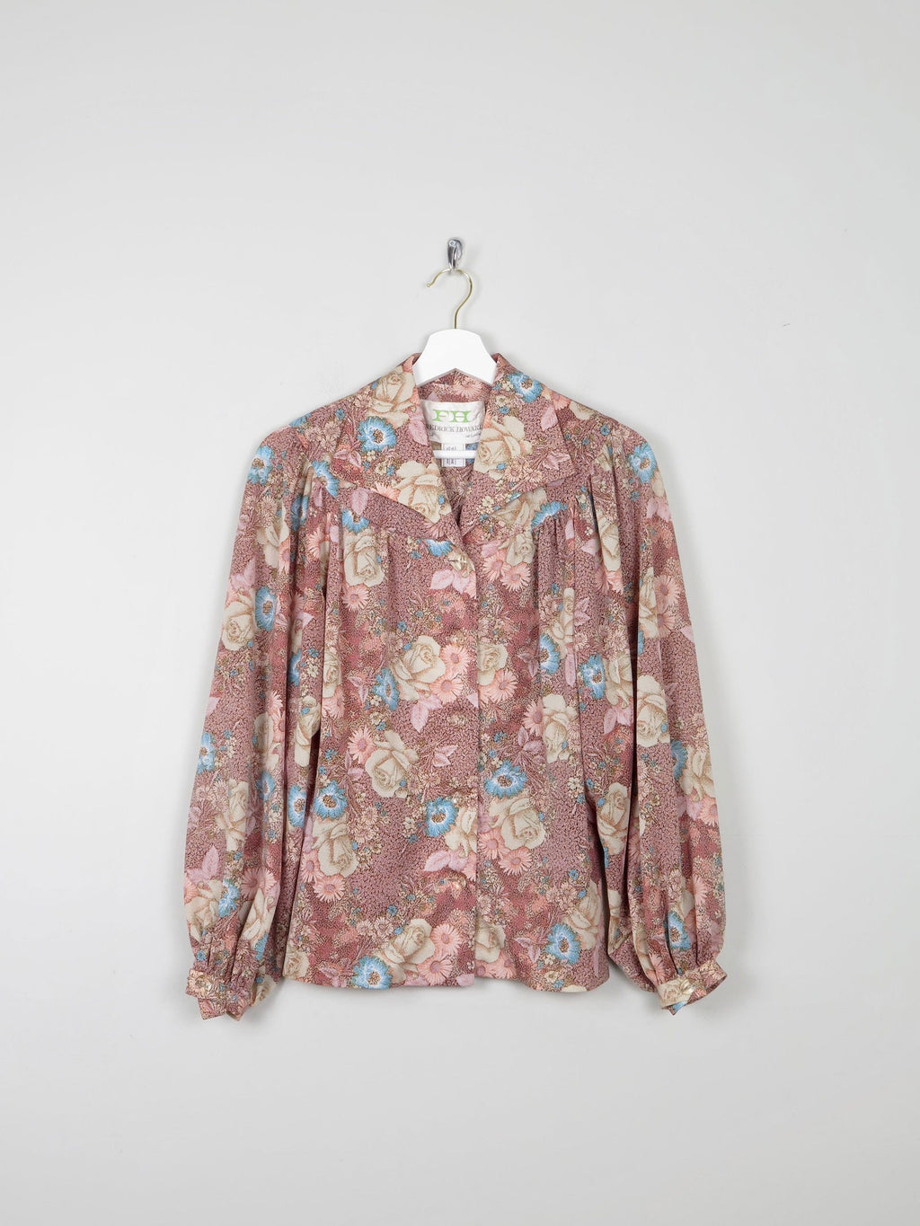 Women's 1970s Printed Vintage Fredrick Howard  Blouse S/M - The Harlequin
