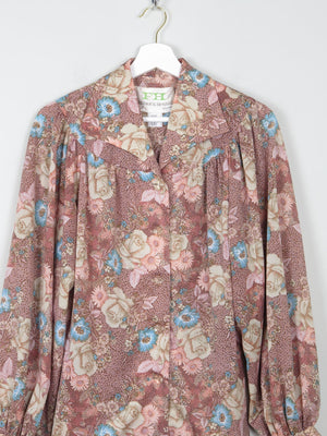 Women's 1970s Printed Vintage Fredrick Howard  Blouse S/M - The Harlequin