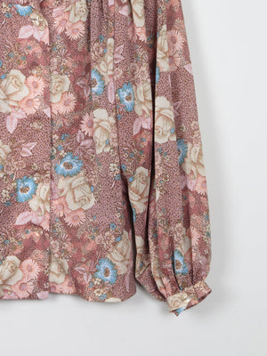 Women's 1970s Printed Vintage Fredrick Howard  Blouse S/M - The Harlequin