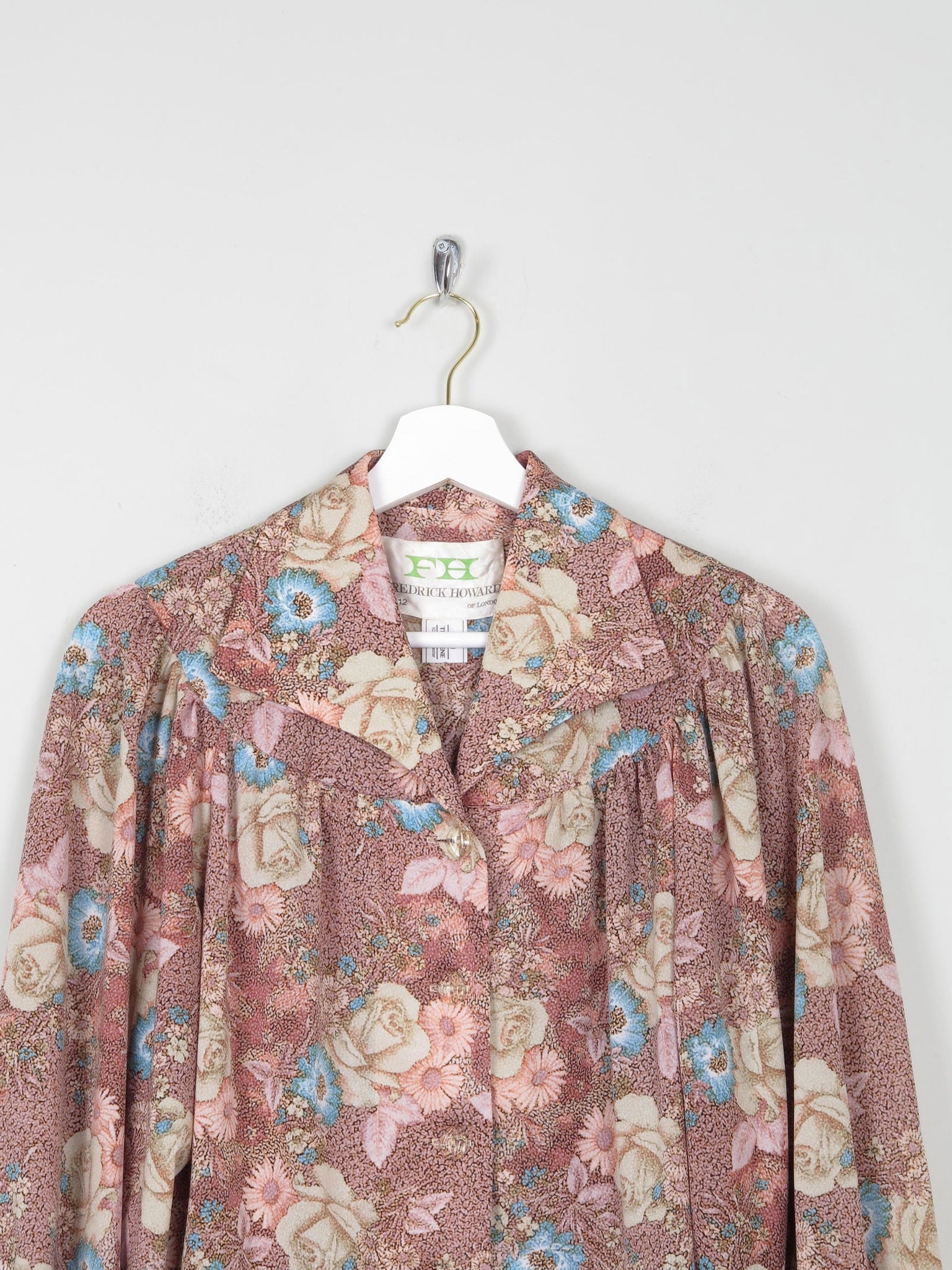 Women's 1970s Printed Vintage Fredrick Howard  Blouse S/M - The Harlequin