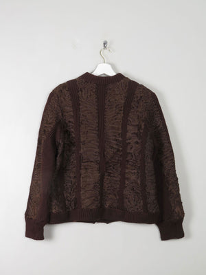 Women's Astrachan Vintage Jacket S/M - The Harlequin