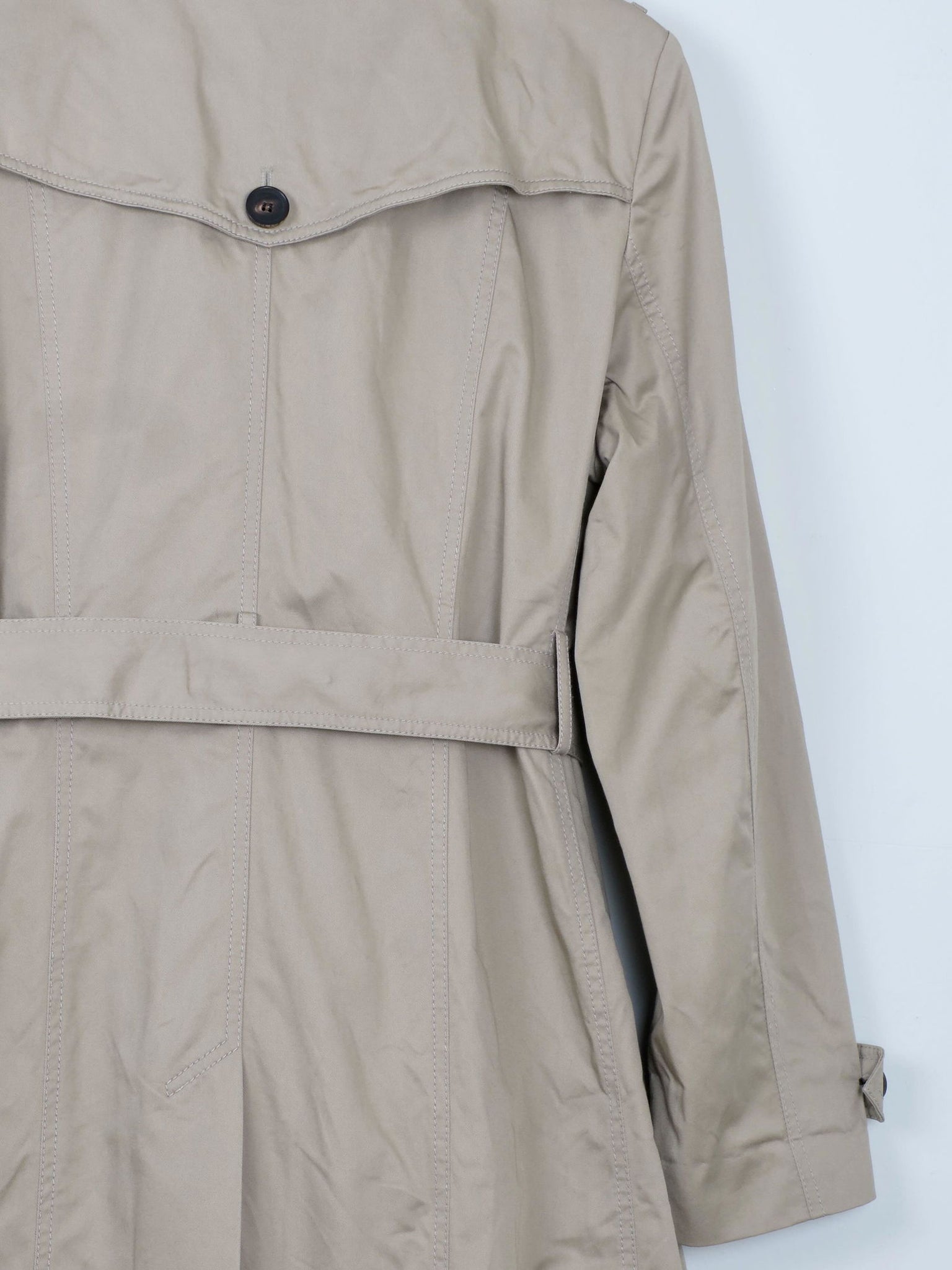 Women's Beige Trench Jigsaw Coat 14 - The Harlequin