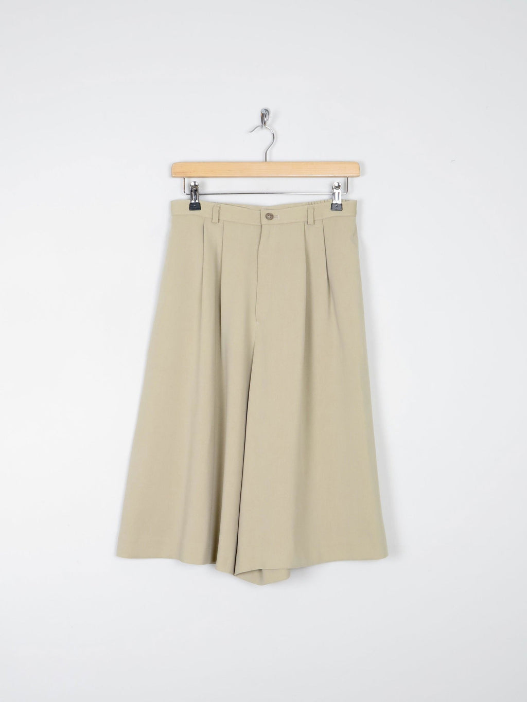 Women's Beige Vintage Culottes 10 29/30W - The Harlequin