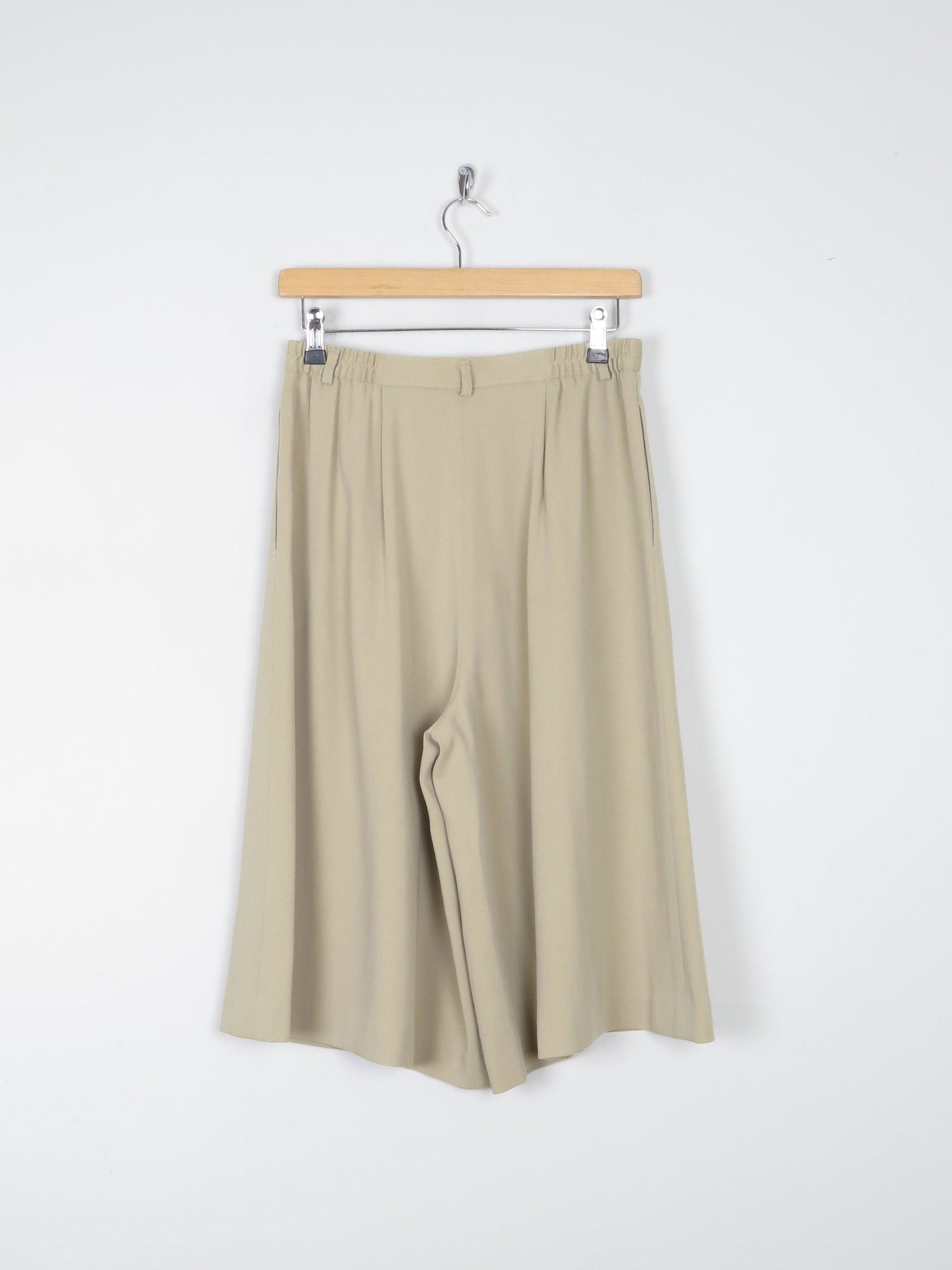 Women's Beige Vintage Culottes 10 29/30W - The Harlequin