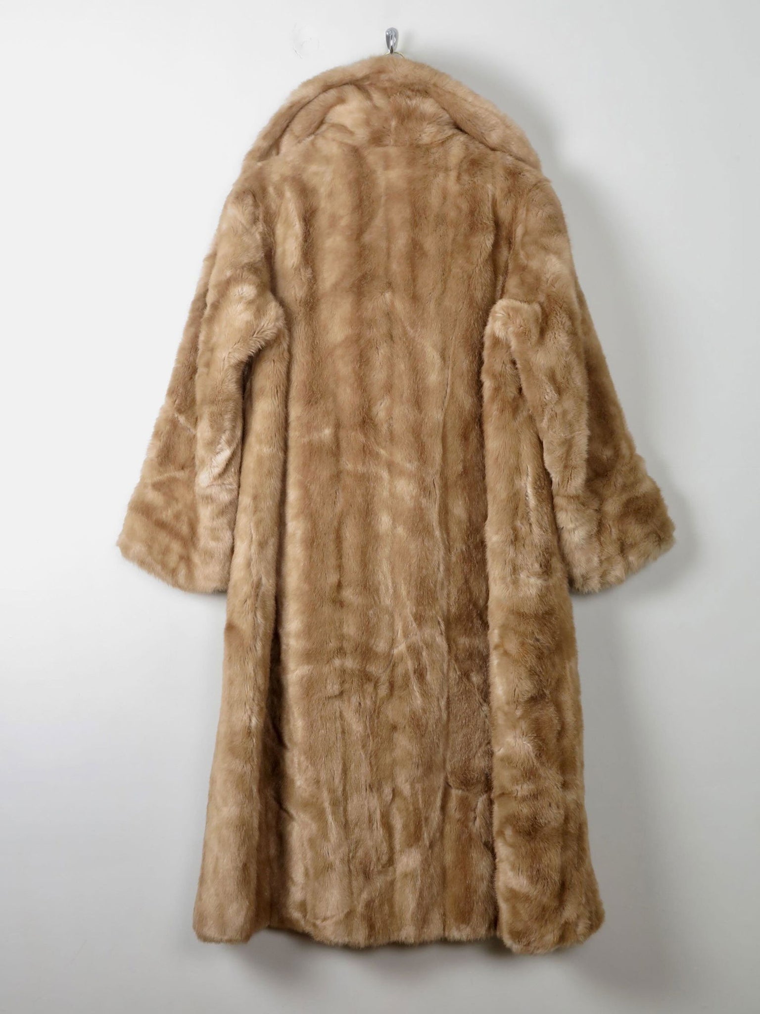 Women's Beige Vintage Faux Fur Coat M - The Harlequin