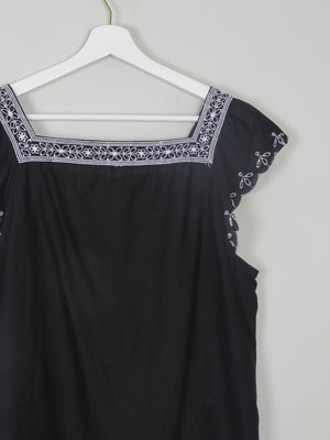 Women's Black Camisole Blouse By Ann Taylor L - The Harlequin