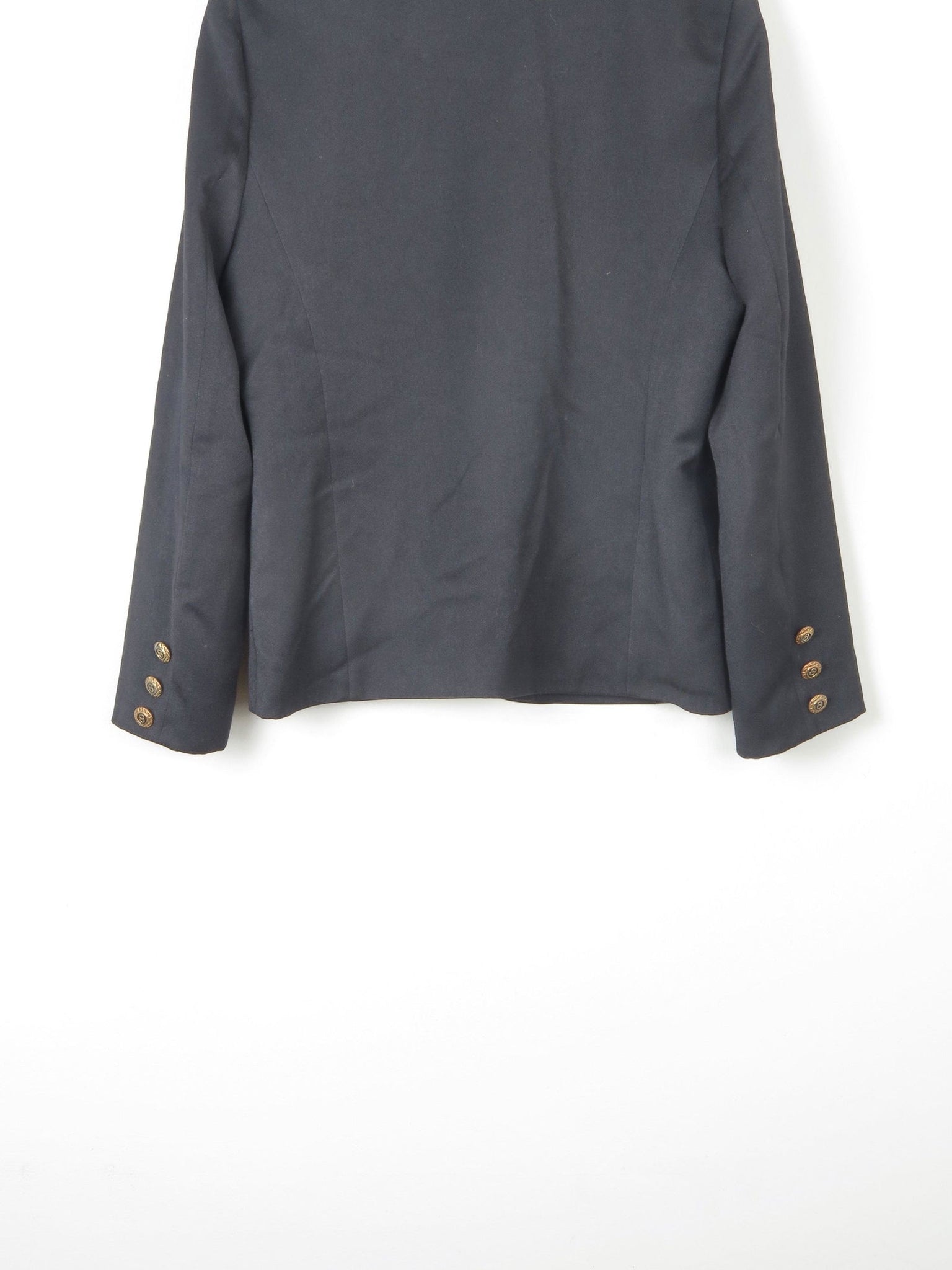 Women's Black Classic Chic Vintage Jacket 10/12 - The Harlequin