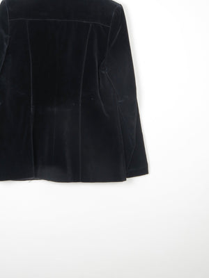 Women's Black Velvet 1970s Jacket 10/12 - The Harlequin