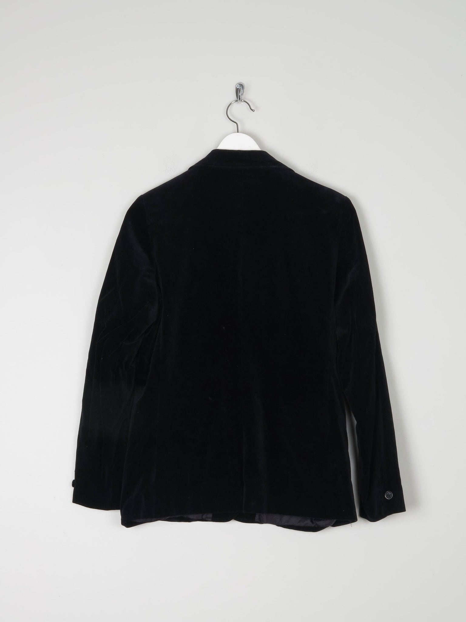Women’s  Black Velvet Vintage Tailored Jacket S/10 - The Harlequin