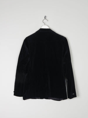 Women’s  Black Velvet Vintage Tailored Jacket S/10 - The Harlequin