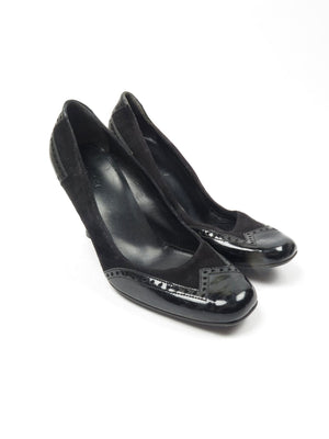Women's Black Vintage Gucci Shoes 4.5 37.5 - The Harlequin