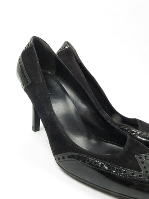 Women's Black Vintage Gucci Shoes 4.5 37.5 - The Harlequin