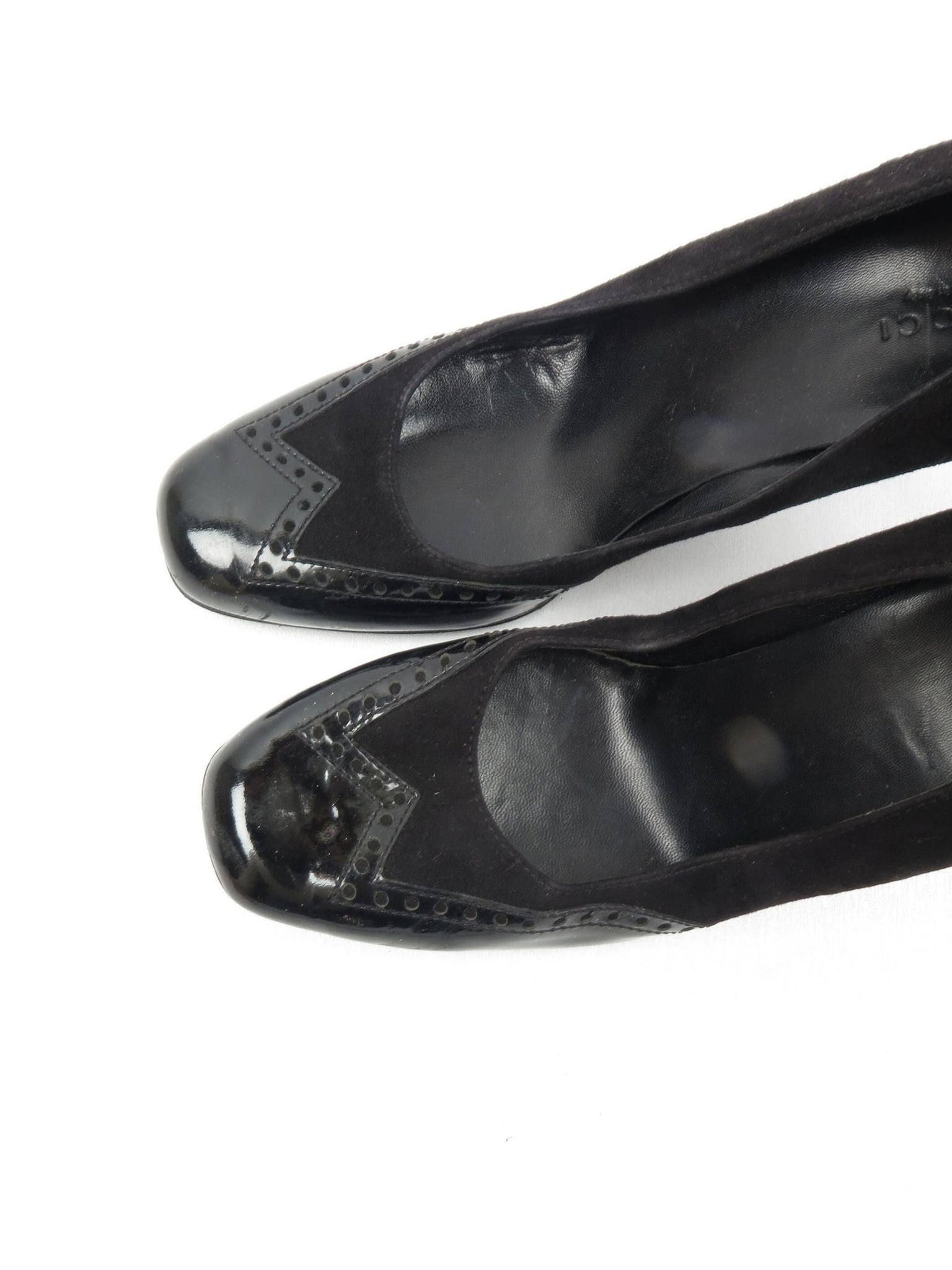 Women's Black Vintage Gucci Shoes 4.5 37.5 - The Harlequin