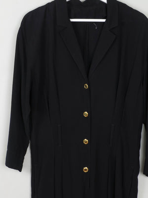 Women's Black Vintage Jumpsuit S - The Harlequin
