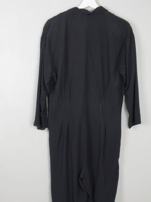 Women's Black Vintage Jumpsuit S - The Harlequin