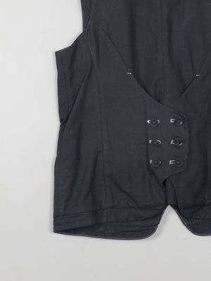 Women's Black Waistcoat Hoss  42 EU M/L - The Harlequin