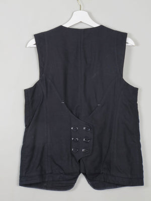 Women's Black Waistcoat Hoss  42 EU M/L - The Harlequin