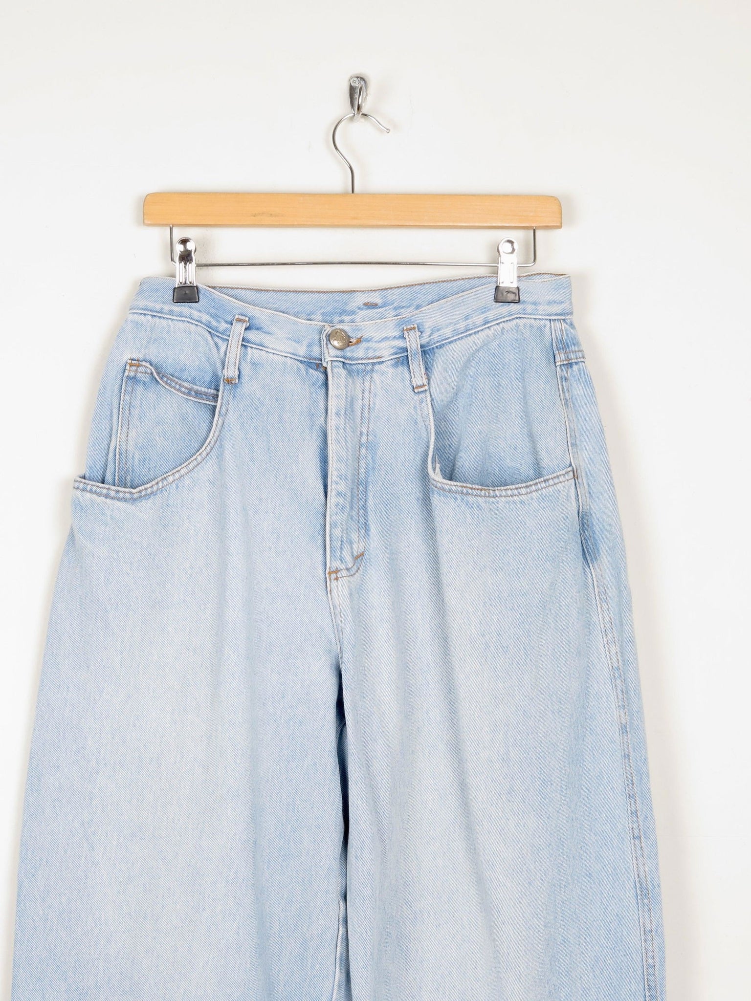 Women’s Blue 1980s High Waisted Vintage Customised Jeans 30W - The Harlequin