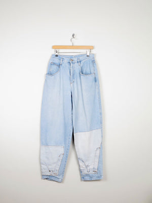 Women’s Blue 1980s High Waisted Vintage Customised Jeans 30W - The Harlequin