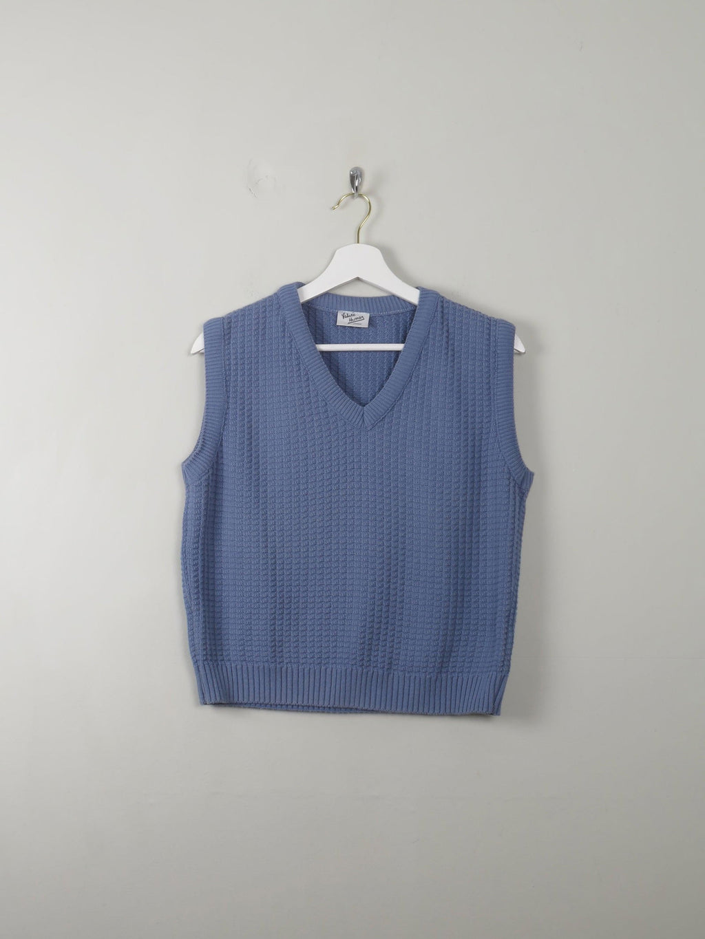 Women's Blue Vintage Tank Top Vest XS/S - The Harlequin