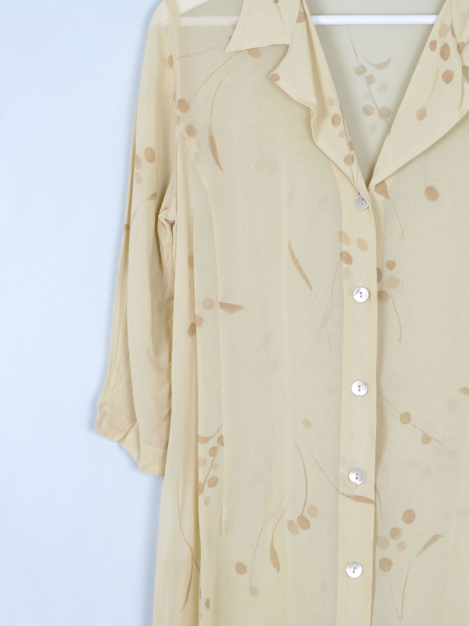Women's Buttermilk Blouse With Collar XS/S Marella - The Harlequin