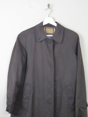Women's Charcoal Vintage Burberry Trench Coat XS/S - The Harlequin