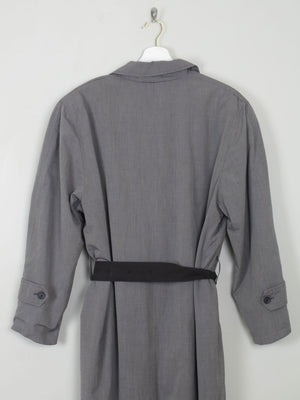 Women's Charcoal Vintage Trench Coat S-L - The Harlequin