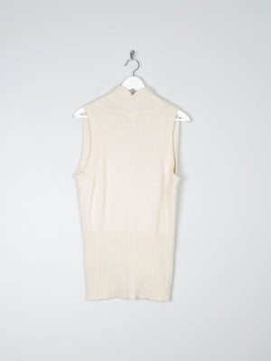 Women's Cream Noa Noa Tank Top M/L - The Harlequin