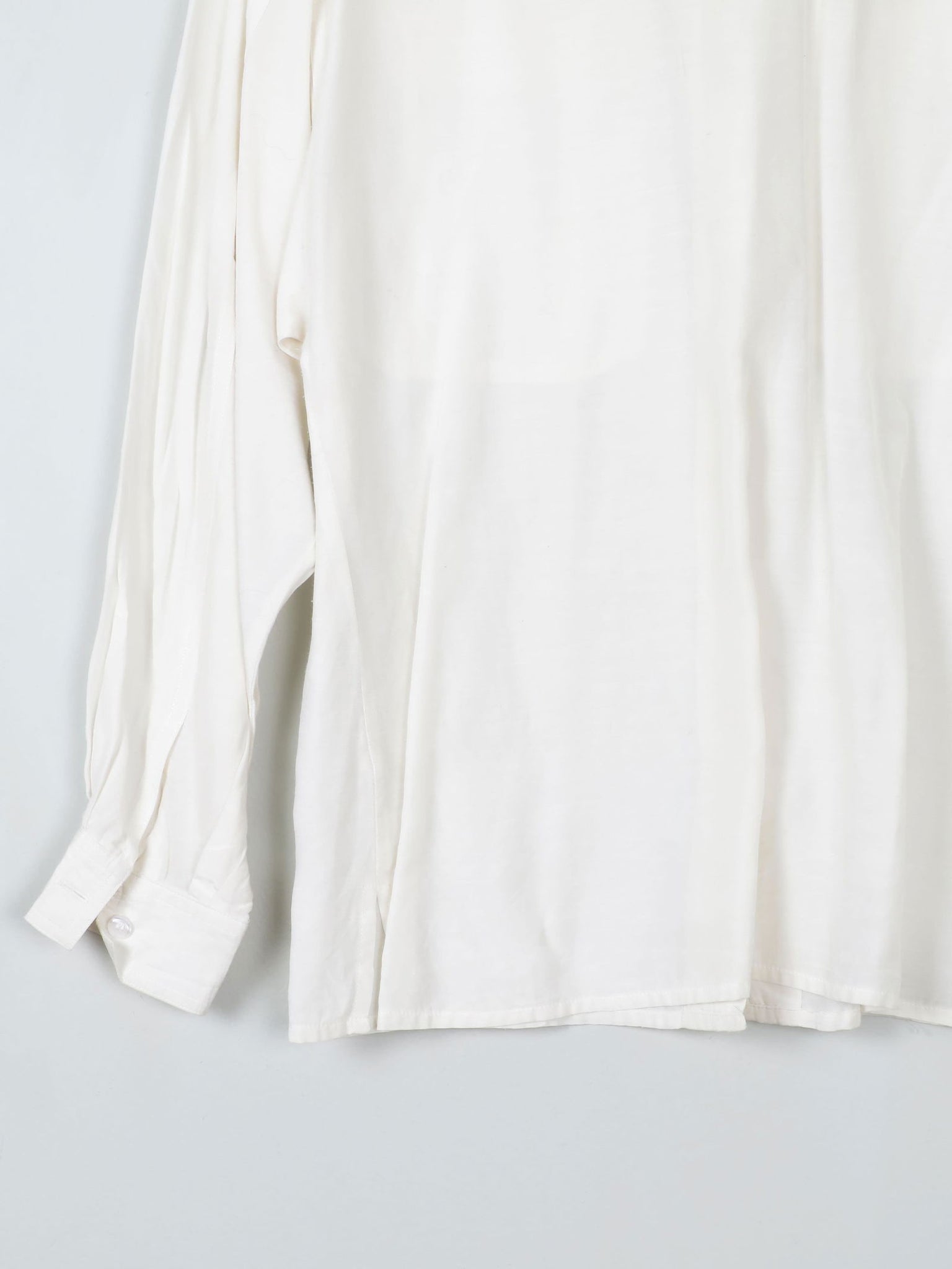 Women's Cream Silk Blouse By Hammer M - The Harlequin