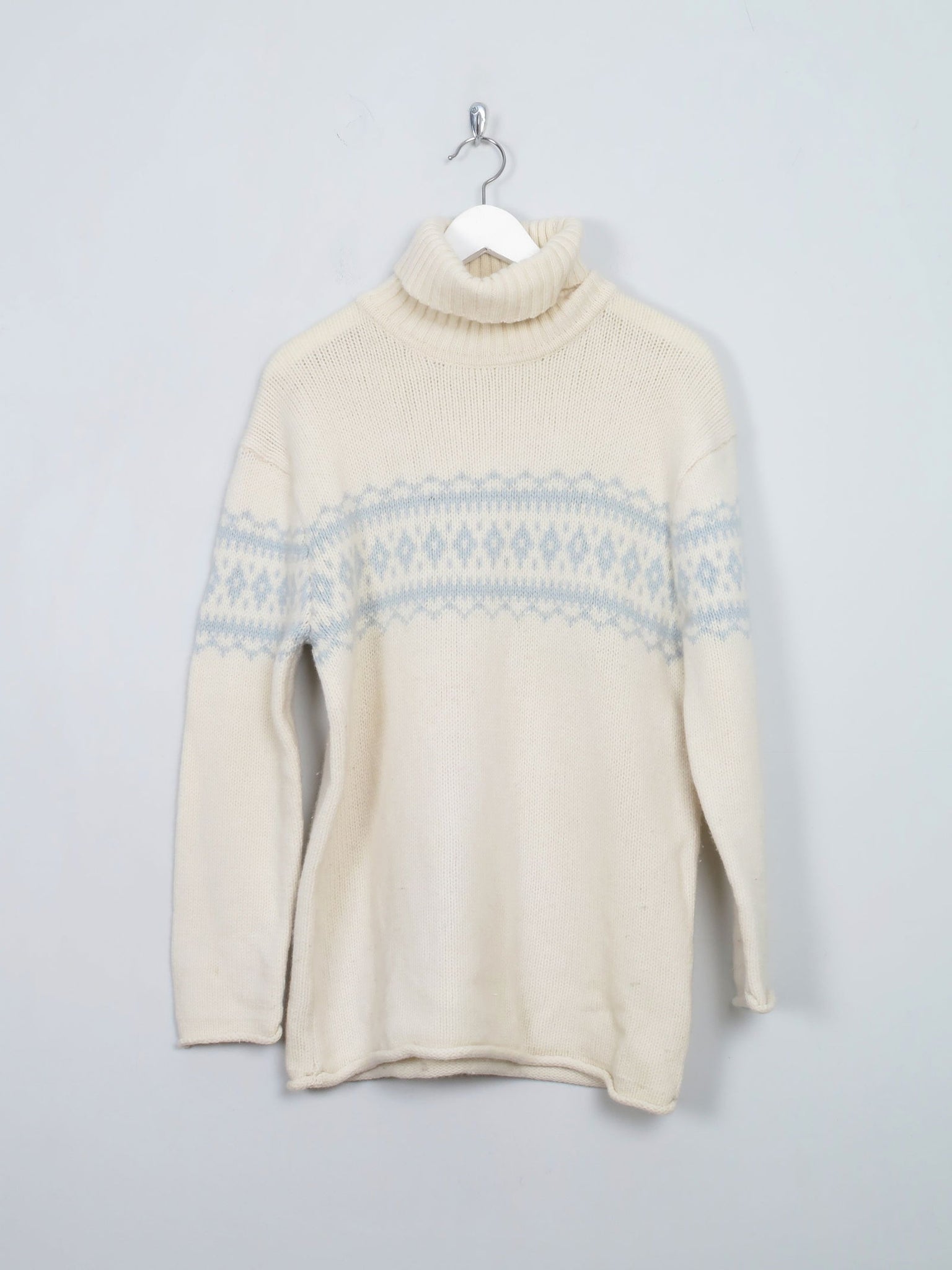 Women's Cream Vintage Marc O Polo Turtle Neck Jumper M - The Harlequin