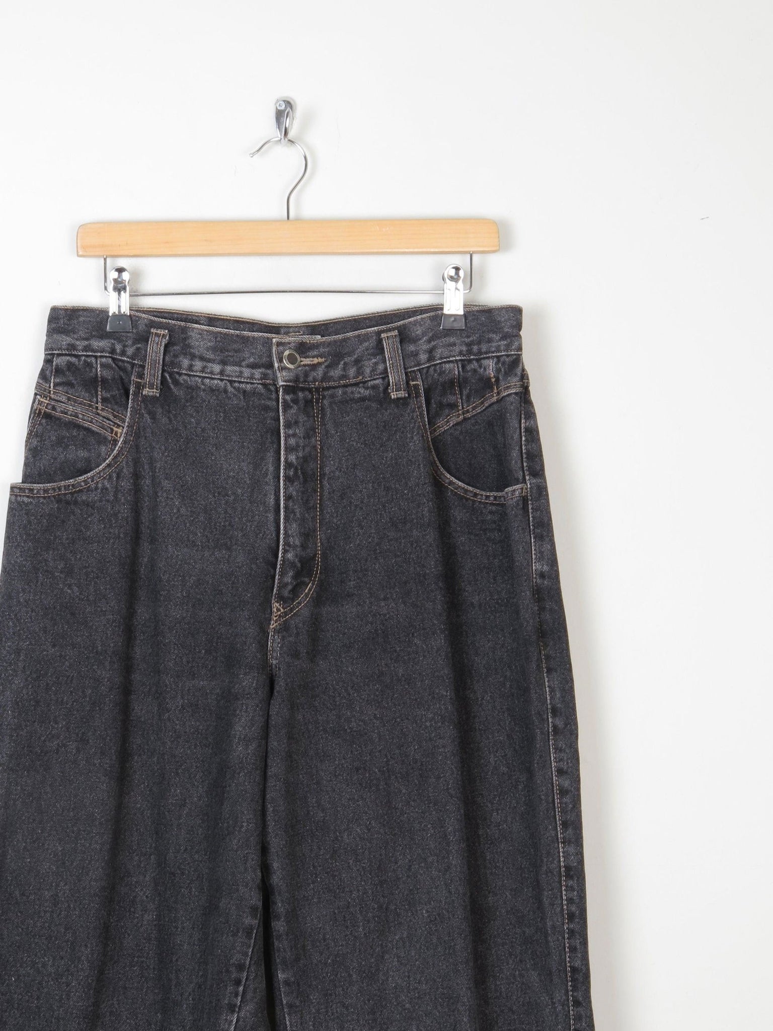 Women’s Dark Grey High Waisted Mom Jeans 32/31 - The Harlequin