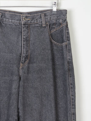 Women’s Dark Grey High Waisted Mom Jeans 32/31 - The Harlequin
