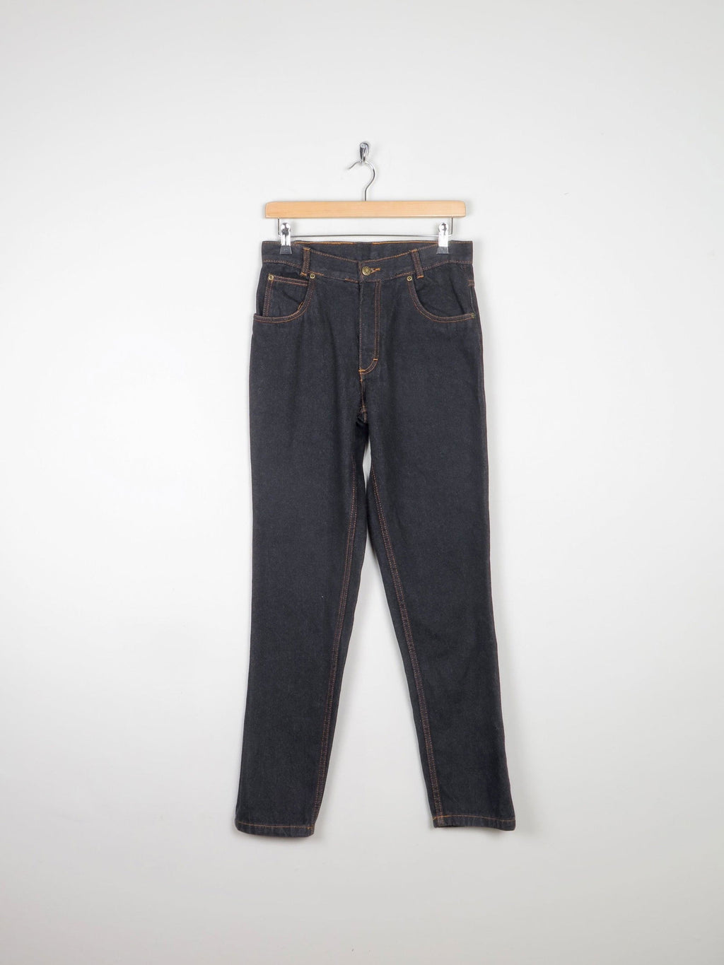 Women’s Dark Grey Vintage Fitted Jeans 8/10 28W - The Harlequin