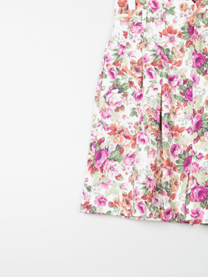 Women’s Floral Vintage Bermuda Shorts S - The Harlequin