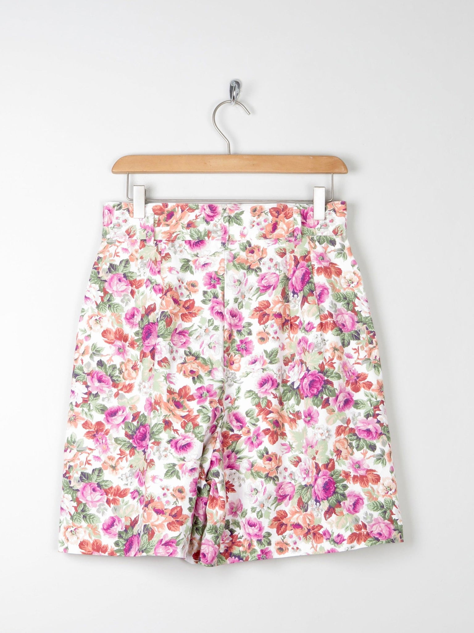 Women’s Floral Vintage Bermuda Shorts S - The Harlequin