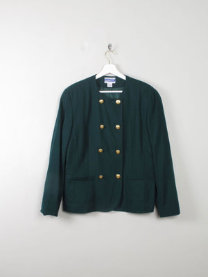 Women's Green Vintage Pendleton Jacket L - The Harlequin