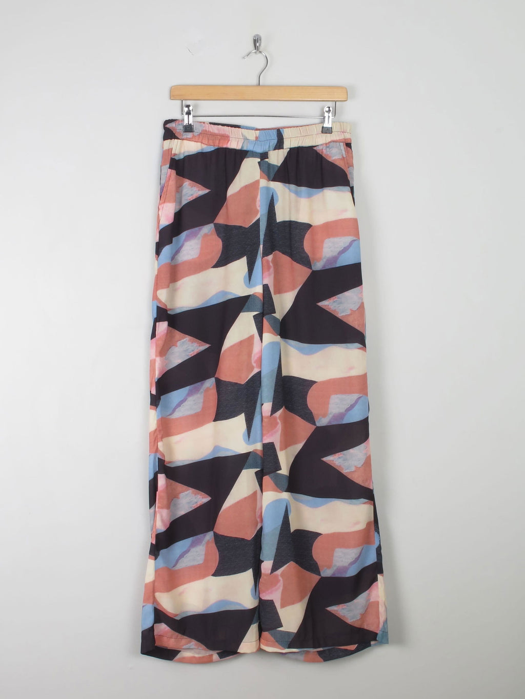 Women's Multicoloured Palazzo Pants New M 30L - The Harlequin