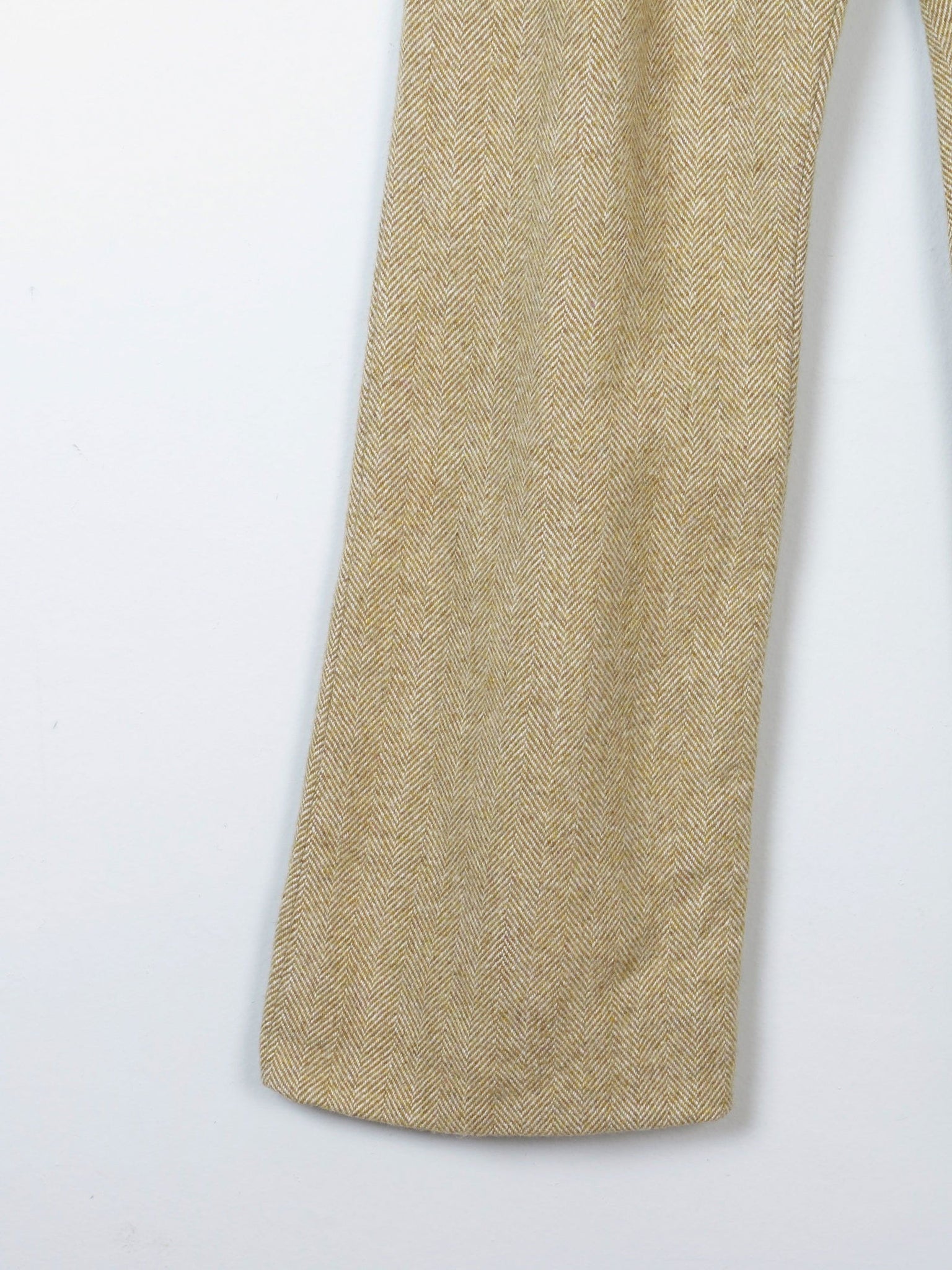 Women's Mustard/Green 1970s Tweed Trousers 25/26" 6/8 XS - The Harlequin